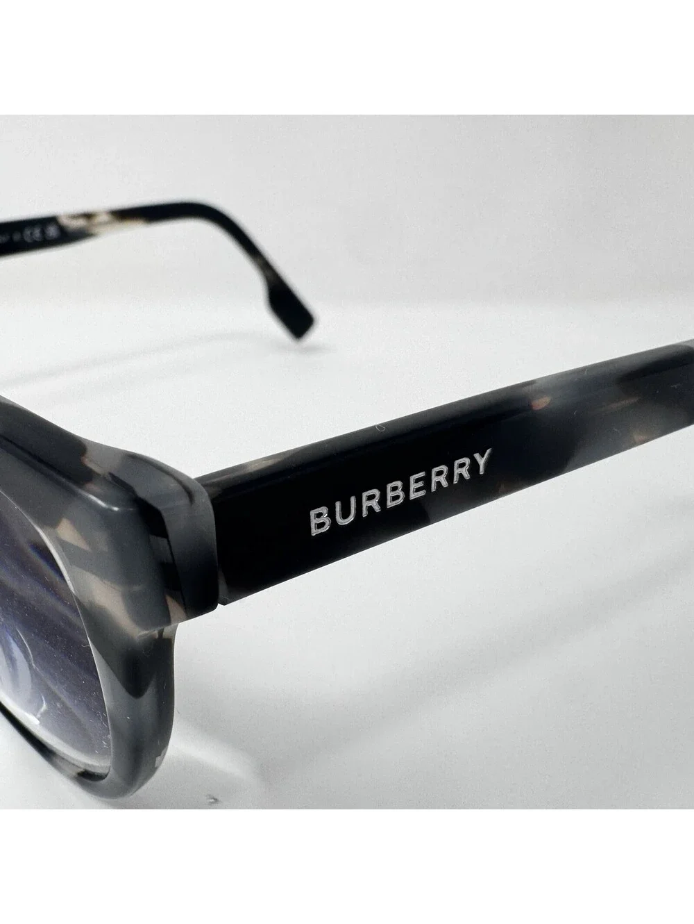 Burberry Esme BE2357 3983 Top Check Grey Havana Eyeglass Frames Only 54-16-140